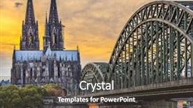  Presentation with cologne - Amazing slide deck having make an digital x-ray backdrop and a gray colored foreground.