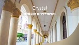  Presentation with central america - Amazing slides having colonial-architecture-in-nicaragua-central backdrop and a coral colored foreground