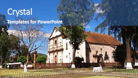  Presentation with colonial - Cool new presentation with colonial days - church of our virgin backdrop and a teal colored foreground