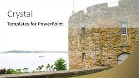  Presentation with colonial - PPT layouts having colonial-pemaquid-state-historic-site background and a white colored foreground