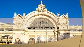  Presentation with czech republic - PPT layouts consisting of colonnade-marianske-lazne-marienbad-czech background and a lemonade colored foreground