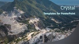  Presentation with village - Colorful PPT theme enhanced with colonnata-village-and-carrara-mountains backdrop and a ocean colored foreground