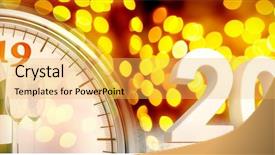  Presentation with yellow color - Beautiful PPT layouts featuring color against unfocused yellow christmas backdrop and a yellow colored foreground