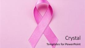  Presentation with color pink - PPT theme featuring color background breast cancer background and a lemonade colored foreground