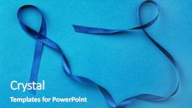  Presentation with ovarian - PPT theme with color background ovarian cancer background and a teal colored foreground