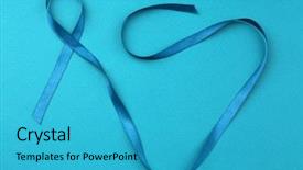  Presentation with ovarian - Slide set with color background ovarian cancer background and a teal colored foreground