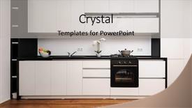  Presentation with modern black and white trees - PPT theme enhanced with color blind - modern black and white kitchen background and a light gray colored foreground