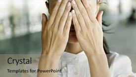  Presentation with blind - Cool new slides with color blind - problems backdrop and a coral colored foreground