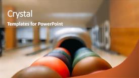  Presentation with bowling - Amazing presentation having color bowling balls in feeder backdrop and a coral colored foreground