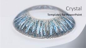  Presentation with contact lens - Slides having color-contact-lens-on-white background and a light gray colored foreground