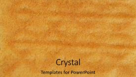  Presentation with cookie - Beautiful presentation theme featuring color crackers - cookie texture backdrop and a gold colored foreground