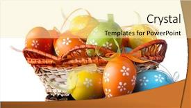  Presentation with easter basket - PPT layouts consisting of autoshop - car auto accessories background and a light gray colored foreground