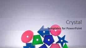  Presentation with color block - Slide set consisting of color-ful-toy-s-block background and a light blue colored foreground