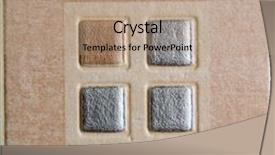  Presentation with mosaic - Cool new slide set with color mosaic backdrop and a coral colored foreground