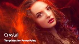  Presentation with light - Audience pleasing presentation theme consisting of color music - mixed light fashion portrait backdrop and a tawny brown colored foreground