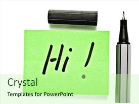Memo Note Powerpoint Color Notes Small Memo Note With Black PPT template 9 | CrystalGraphics
