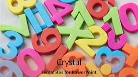  Presentation with kids - Presentation theme having color numbers background and a  colored foreground