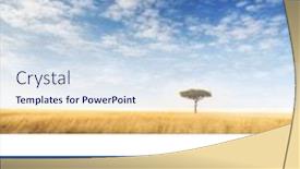  Presentation with 2020 - Colorful presentation theme enhanced with color-of-the-year-2020 backdrop and a sky blue colored foreground