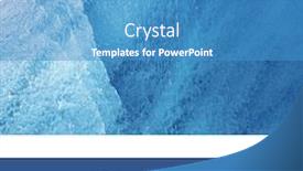  Presentation with ice blue - Presentation design enhanced with color-of-the-year-2020 background and a teal colored foreground