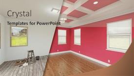  Presentation with magenta - Presentation theme consisting of color-of-the-year-2023 background and a light gray colored foreground