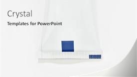  Presentation with toothpaste - Presentation theme enhanced with color-on-the-bottom background and a white colored foreground