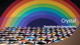  Presentation with color - Beautiful presentation theme featuring color palette can rainbow colors backdrop and a ocean colored foreground