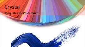  Presentation with printing industry - Amazing slide deck having color palette guide for printing backdrop and a red colored foreground