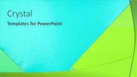  Presentation with green shadow - PPT theme consisting of color-paper-background-three-pastel background and a cyan colored foreground