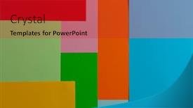  Presentation with geometry - Cool new PPT theme with color-papers-geometry-flat-composition backdrop and a crimson colored foreground