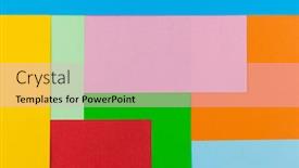  Presentation with geometry - Audience pleasing PPT layouts consisting of color-papers-geometry-flat-composition backdrop and a lemonade colored foreground