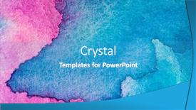  Presentation with pastel color - Presentation enhanced with color-pastel-splashes-sample-surface background and a teal colored foreground