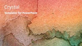  Presentation with pastel color - Beautiful presentation featuring color-pastel-splashes-sample-surface backdrop and a coral colored foreground