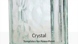  Presentation with color block - Cool new slides with color photo of a glass backdrop and a light gray colored foreground