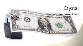  Presentation with padlock - Audience pleasing PPT theme consisting of bankok - ananta samakhom throne hall backdrop and a light blue colored foreground