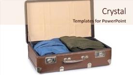  Presentation with old photo - Cool new slide deck with color photo of an old backdrop and a lemonade colored foreground