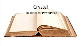  Presentation with classic book - PPT layouts having color photo of an old background and a cream colored foreground
