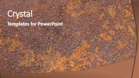  Presentation with paint - Presentation featuring color photo of metal surfaces background and a violet colored foreground