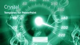  Presentation with car picture - Cool new presentation with color-picture-of-speedometer backdrop and a ocean colored foreground