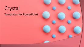  Presentation with color pink - Colorful slide set enhanced with color pills on pink background backdrop and a  colored foreground