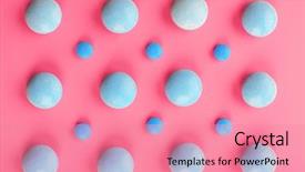  Presentation with color pink - Slides featuring color pills on pink background background and a  colored foreground