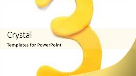  Presentation with numbers - Cool new theme with color-plasticine-numbers-isolated and a blonde colored foreground