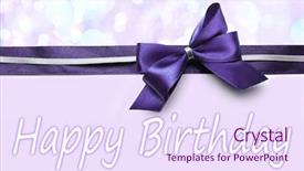  Presentation with satin - Cool new slides with color satin ribbon bow backdrop and a sky blue colored foreground