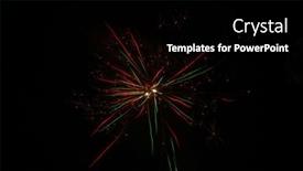  Presentation with firework - Beautiful slide deck featuring color-shining-firework-show-background backdrop and a black colored foreground
