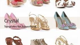  Presentation with converse shoes - Beautiful PPT layouts featuring color shoes collection backdrop and a lemonade colored foreground