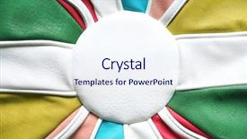  Presentation with skin color - Amazing presentation theme having color skin backdrop and a sky blue colored foreground