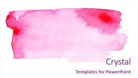  Presentation with pink - Colorful slides enhanced with pink strokes backdrop and a pink colored foreground