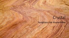  Presentation with rock stone - Amazing slide deck having color stone - colourful rock formations backdrop and a coral colored foreground