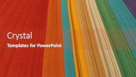  Presentation with paper line - Presentation theme featuring color-strip-line-grain-paper background and a crimson colored foreground