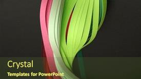  Presentation with black paper texture black - Slides with color-strip-wave-paper-abstract background and a tawny brown colored foreground