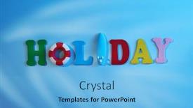  Presentation with color - Cool new slide deck with color-text-and-mini-float backdrop and a light blue colored foreground